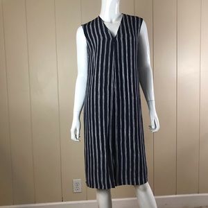 Navy/white Ann Taylor dress